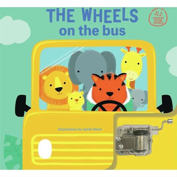 Wind Up Music Box Book - Wheels On The Bus