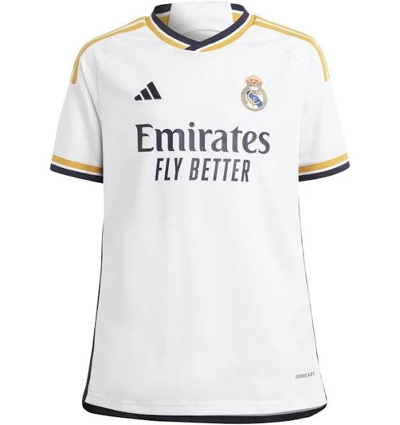 adidas-Real Madrid 23/24 Home Jersey Kids-Kids-White-910Y