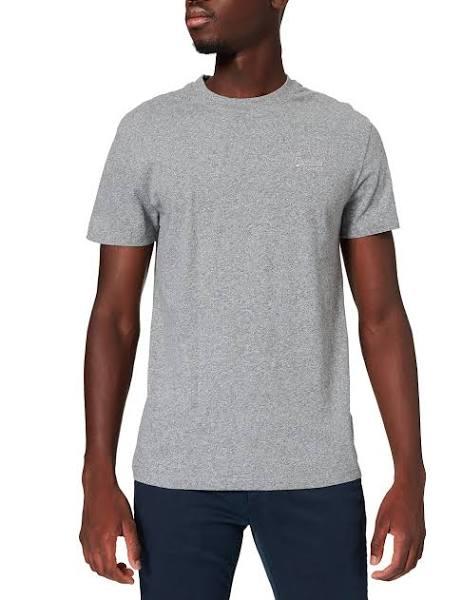 Superdry Vintage Logo Embroidered T-Shirt - Grey