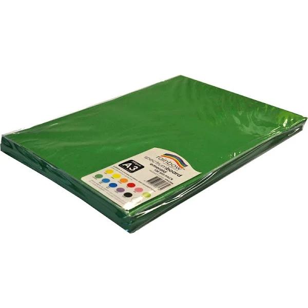 Rainbow Spectrum Board A3 220gms Emerald 100 Sheets