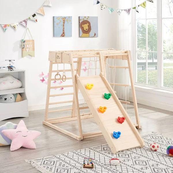 All 4 Kids Hudson Timber Pikler Baby Activity Play