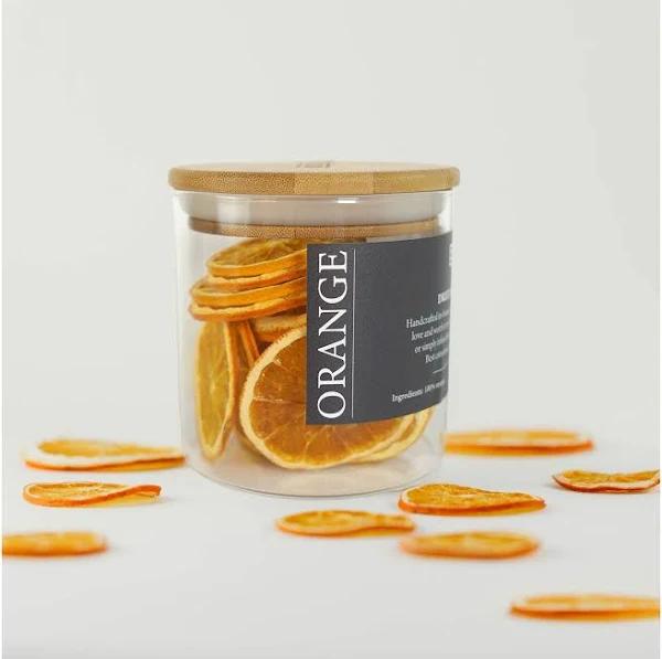 Dried Orange Cocktail Garnishes Jar