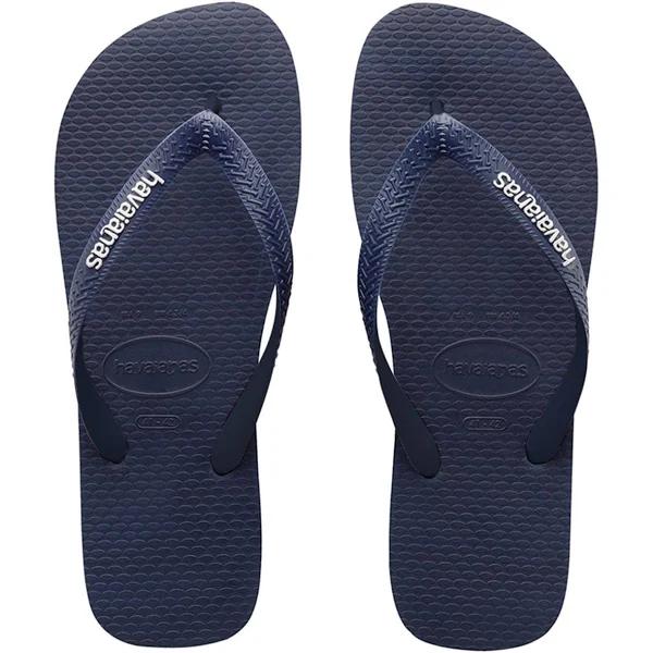 Havaianas Men's Logo Filete Thongs - Navy/White BR Size 35/36 - AfterPay & zipPay Available