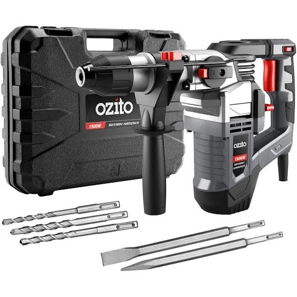 Ozito 1500W 5J Rotary Hammer Drill Kit RHD-1550