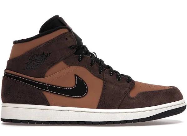 Air Jordan 1 Mid SE Shoes - Brown