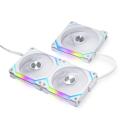 Lian Li SL120 V2 Uni Fan ARGB PWM 120mm White 3 Pack