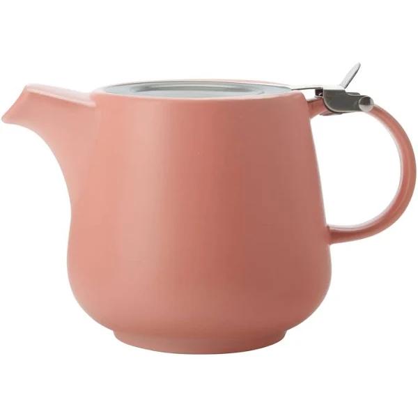 Tint Teapot 600ml Coral