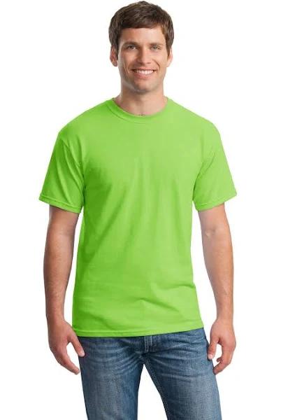 Gildan 5000 Heavy Cotton Adult Tee - Lime, S