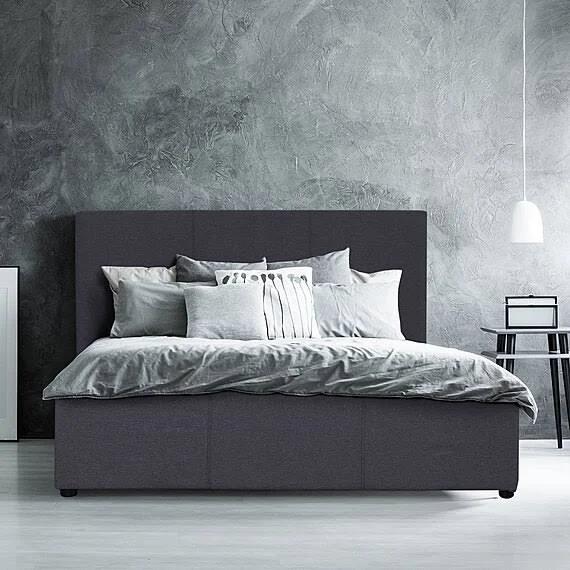 FUMITO Bed with Gas Lift Base Charcoal by Freedom