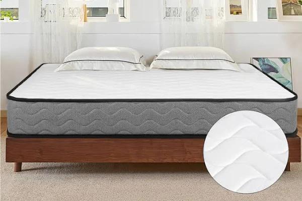 Advwin Double Mattress Pocket Springs Memory Foam Bed 20cm Thickness