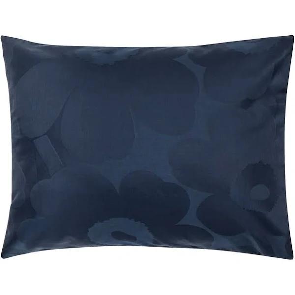 David Jones Marimekko Unikko Pillow Case in Dk.blue/Blue, Size European