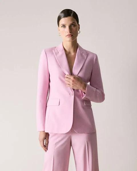 Trenery Tailored Single Breasted Blazer in Carnation Pink 6