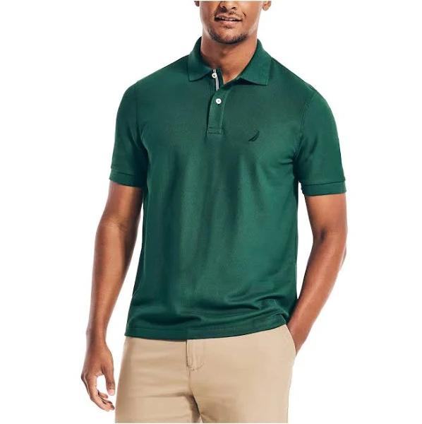 Nautica Men's Classic Short Sleeve Solid Polo Shirt