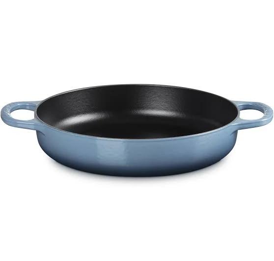 Le Creuset Signature Cast Iron Everyday Pan - Chambray 28cm