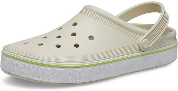 Crocs Unisex Classic Off Court Clog - Bone