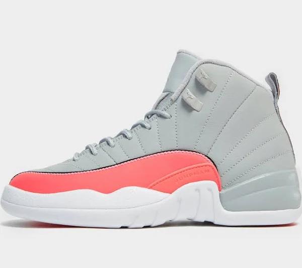 Jordan 12 Retro Wolf Grey Racer Pink (GS)