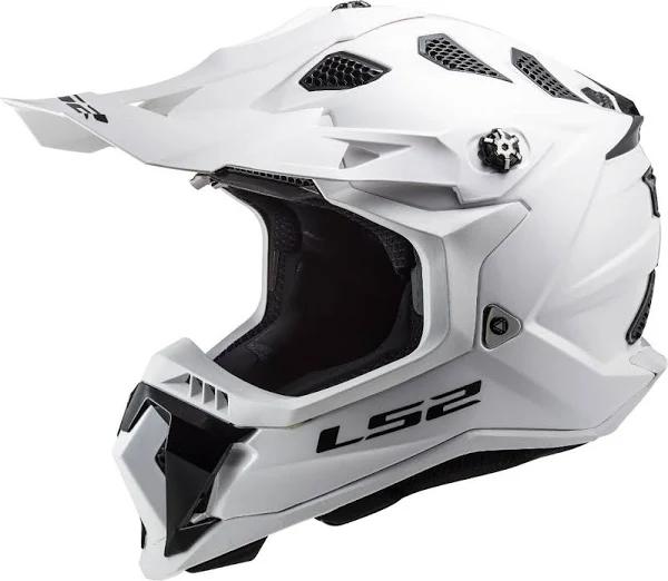 LS2 MX700 Subverter Evo Solid Helmet White