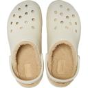 Crocs Unisex Classic Platform Lined Clog - Bone