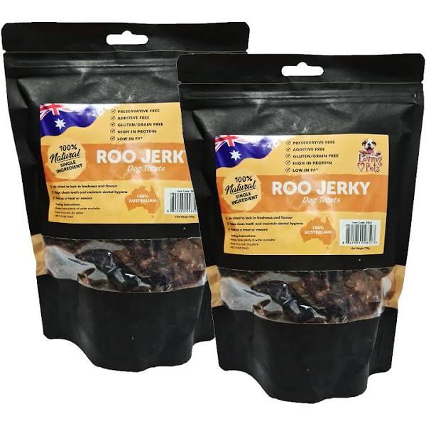 Loving Pets Kangaroo Jerky Natural Dried Treats For Dogs 400gm by Budget Pet Products