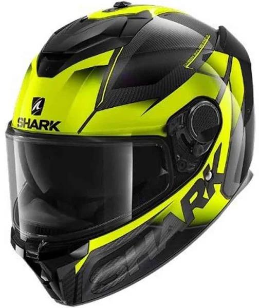 Shark Spartan GT Carbon Shestter Helmet Yellow