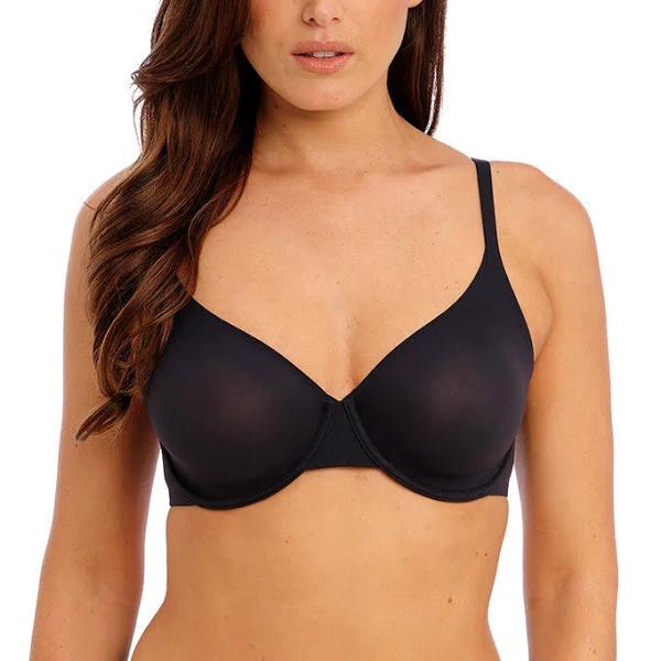 David Jones Wacoal Ines Secret Underwire Moulded Non Padded Bra in Black, Size 12B