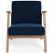 Den Velvet Armchair Ink by Freedom