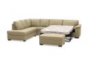 Rumpus - Fabric Corner Suite Left-Hand Facing Chaise with Sofa Bed by Amart Furniture