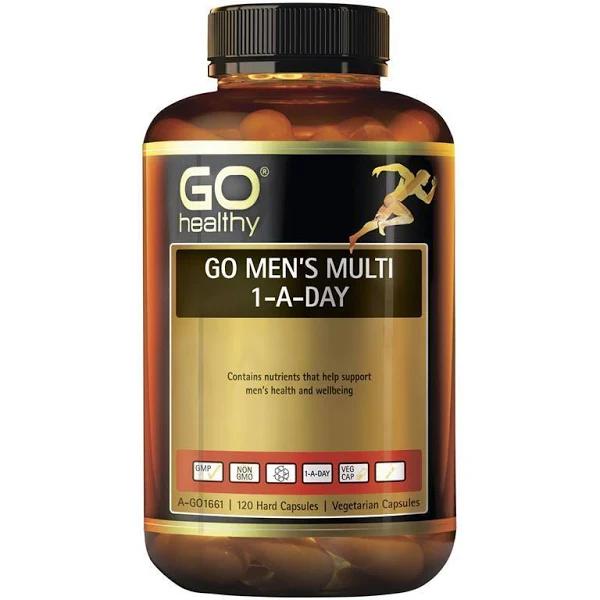 Go Healthy Mens Multi 1-A-Day 120 Vege Capsules