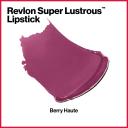 Revlon Super Lustrous Lipstick with Vitamin E and Avocado Oil, Cream Lipstick in Berry, 660 Berry Haute, 0.15 oz