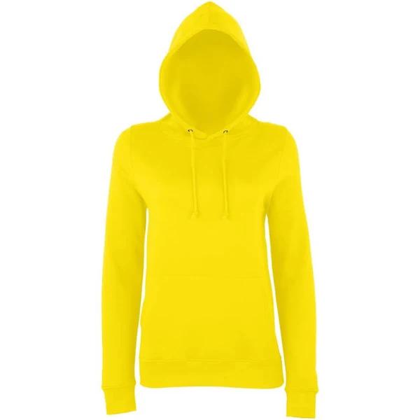 Awdis Just Hoods Womens/Ladies Girlie College Pullover Hoodie Sun Yellow M