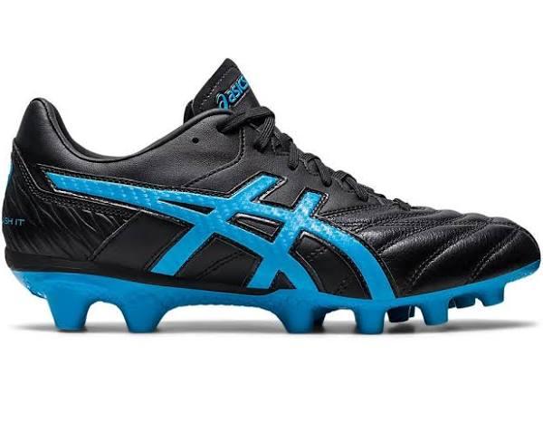 ASICS Lethal Flash It 2 Football Boots - Black/Island Blue US8.5