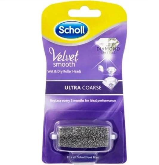 Scholl Velvet Smooth Ultra Coarse Roller Heads 1 Pack