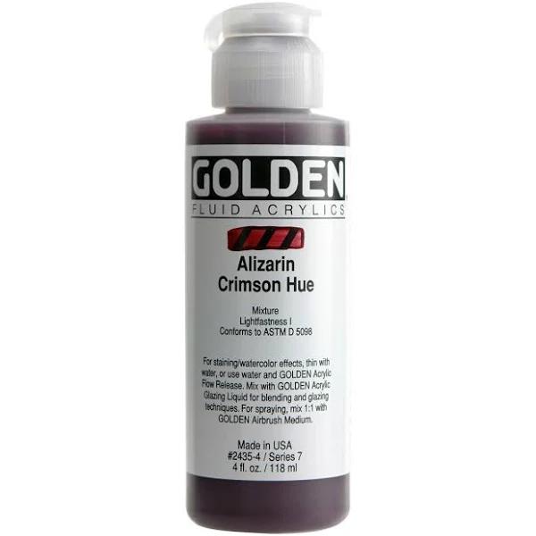 Golden Fluid Acrylic 118ml Alizarin Crimson