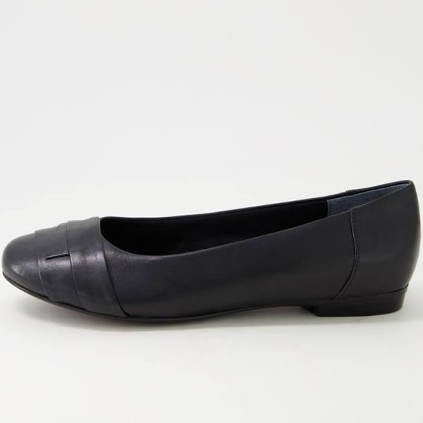 Supersoft by Diana Ferrari Claudea Black Leather Pumps Black 7.5