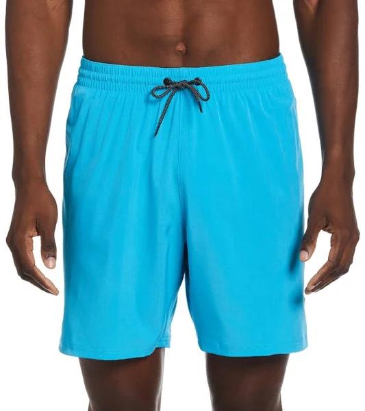 Nike Men's 18" Essential Swim Trunks - Blue Lightning | Polyester - Swimoutlet.com