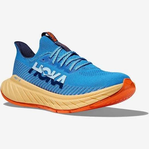 Mens Hoka Carbon x 3 Coastal Sky/Bellwether Blue / 9.5