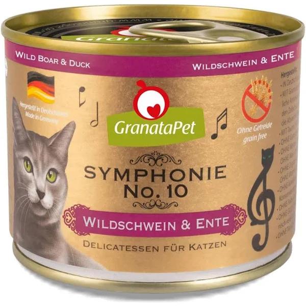 GRANATAPET Symphonie No. 10 Wild Boar & Duck Cat Wet Food 200g