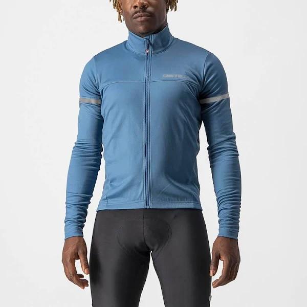 Castelli Fondo 2 Long Sleeve Jersey Steel Blue - 3XL