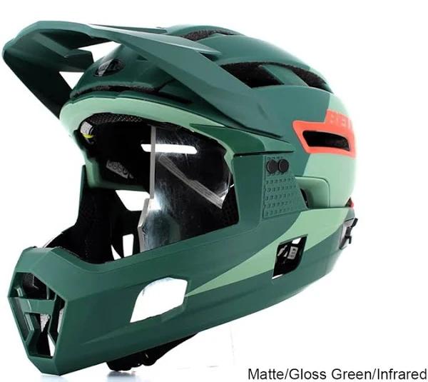 Bell Super Air R MIPS Full Face MTB Helmet Matte Green/Infrared Medium