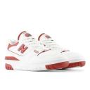 New Balance Women's 550 White/Brick Red - Size 5