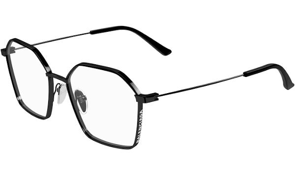 Balenciaga BB0198O Unisex Eyeglasses - Black