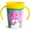 Munchkin Miracle 360 WildLove Trainer Cup, 6 oz/ 177 ml, Elephant