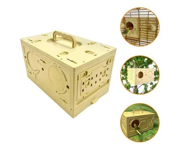 Bird Cage Plastic Bird Cage Training Parrot Cage Bird Cage Transport Bird Cage