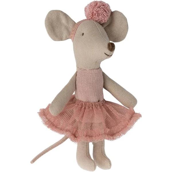 Maileg Ballerina Mouse - Little Sister - Rose