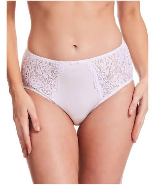 Kayser Lace Stretch Cotton Full Brief White 20