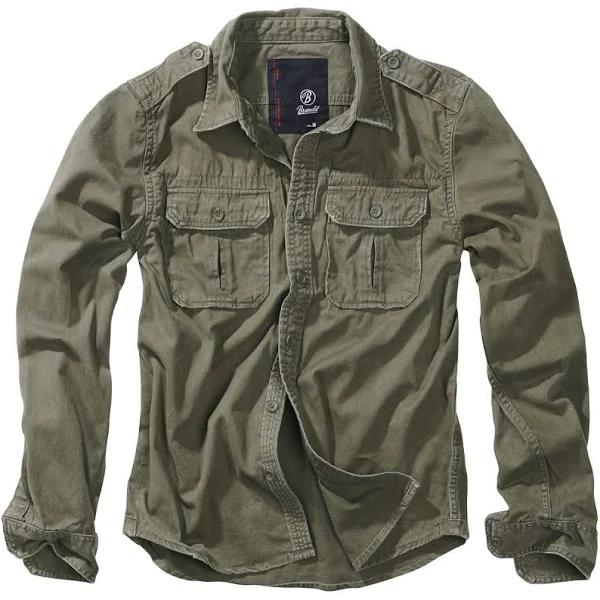 BRANDIT Vintage Shirt - Olive