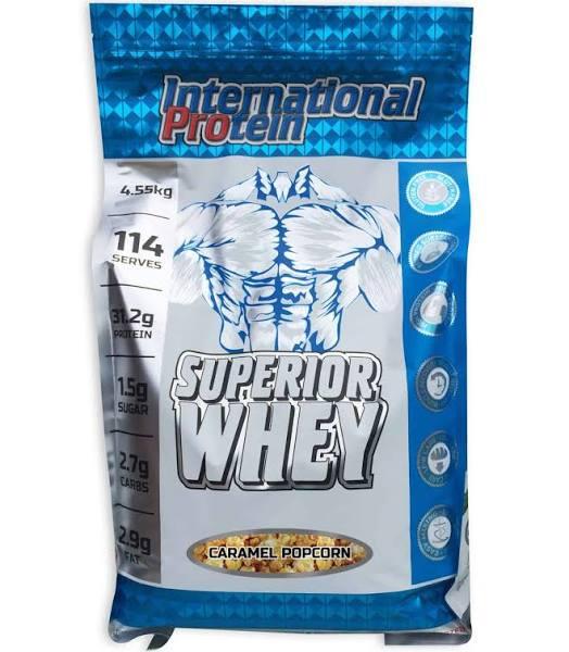 International Protein - Superior Whey 4.55kg / Caramel Popcorn