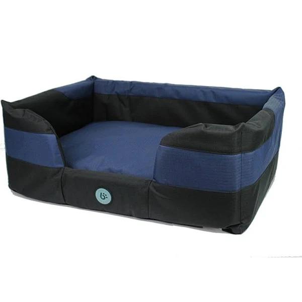 Bono Fido Staydry Basket Blue Dog Bed Medium