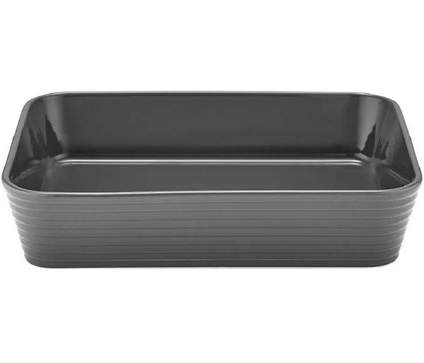 Ladelle - Homestead 28cm Rectangle Baking Dish Charcoal