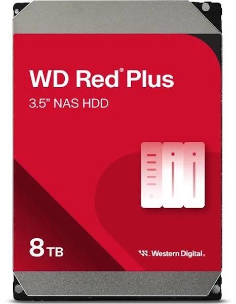 Western Digital Red Plus 3.5" 8 TB Serial ATA III